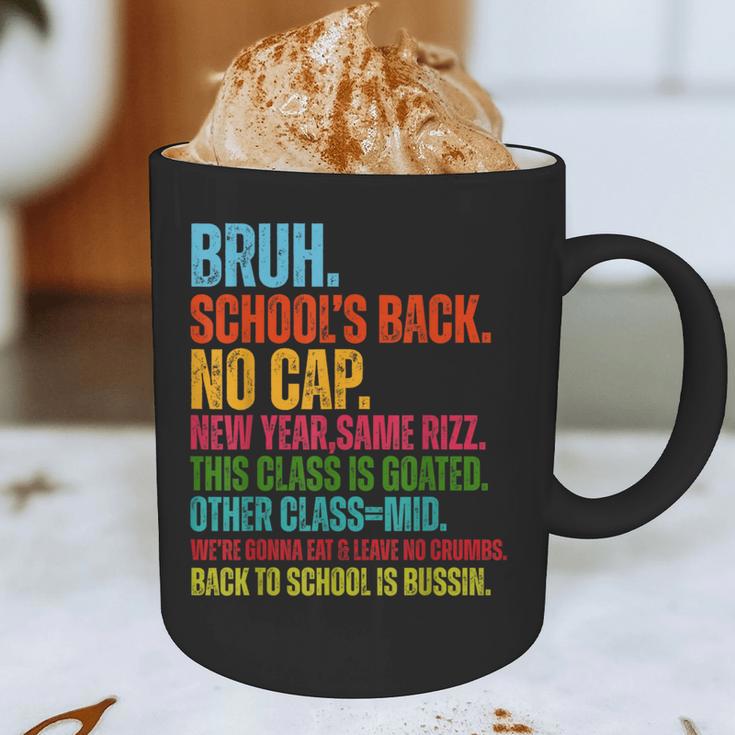 Vintage Bruh We Back No Cap Bruh We'Re Back Student Teacher Graphic Print Coffee Mug, novelty gifts, funny gifts Vintage Bruh We Back No Cap Bruh We'Re Back Student Teacher Graphic Print Coffee Mug, novelty gifts, funny gifts