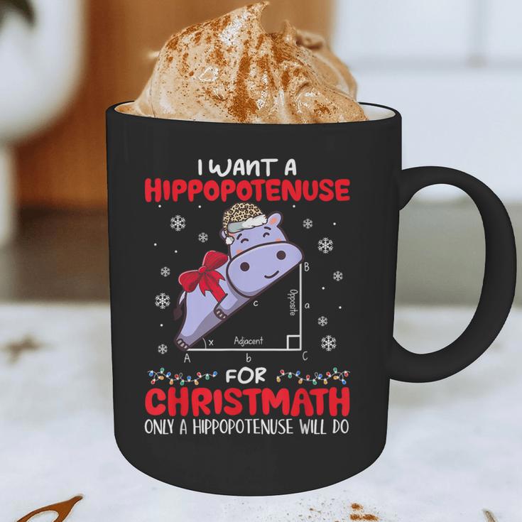 I Want A Hippopotenuse For Christmath Math Teacher Christmas Graphic Print Coffee Mug, novelty gifts, funny gifts I Want A Hippopotenuse For Christmath Math Teacher Christmas Graphic Print Coffee Mug, novelty gifts, funny gifts