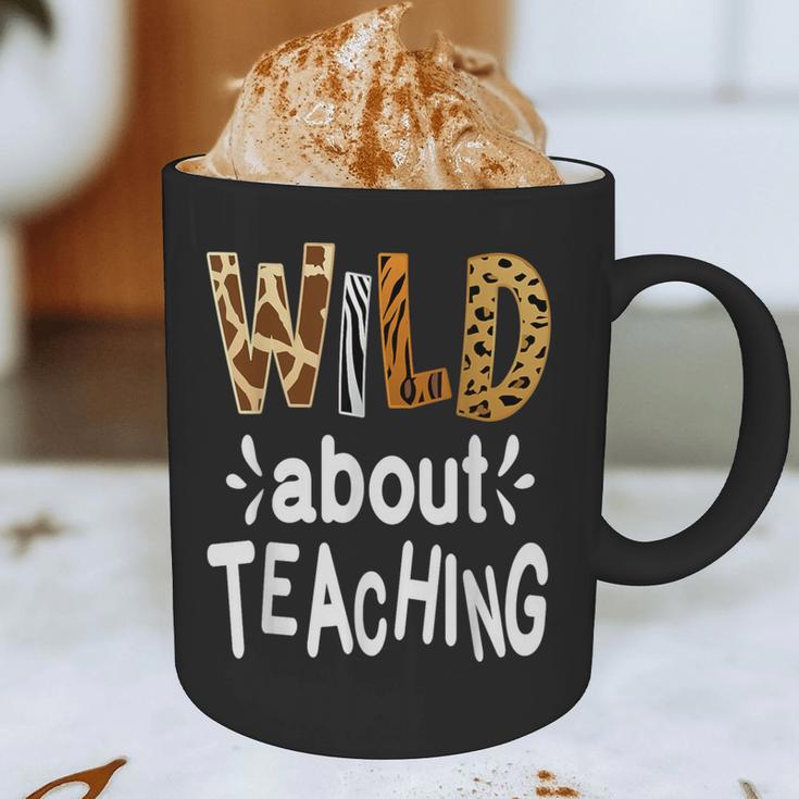 Wild About Teaching Teacher Student First Day Of School Graphic Print Coffee Mug, novelty gifts, funny gifts Wild About Teaching Teacher Student First Day Of School Graphic Print Coffee Mug, novelty gifts, funny gifts
