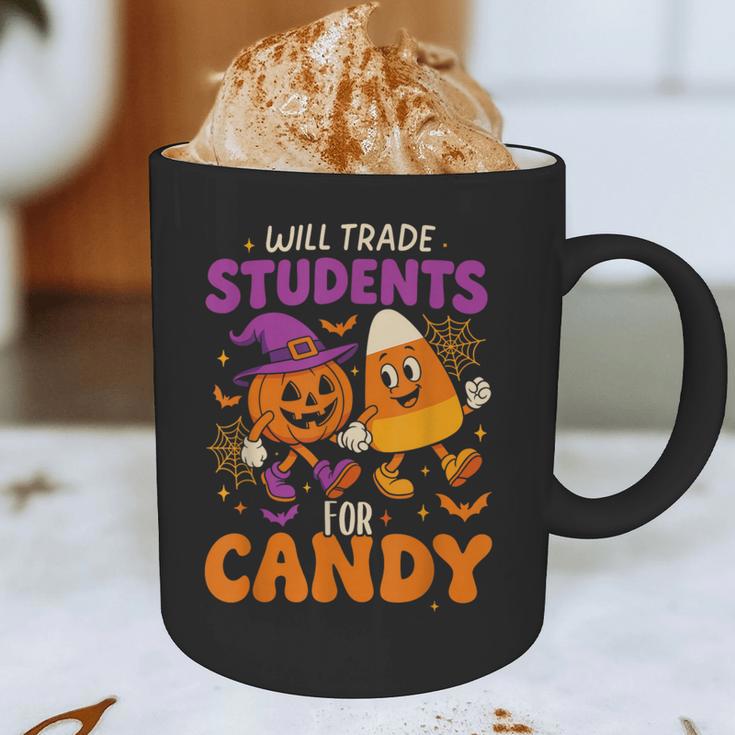 Will Trade Students For Candy Shirt Fun Candy Corn Teacher Graphic Print Coffee Mug, novelty gifts, funny gifts Will Trade Students For Candy Shirt Fun Candy Corn Teacher Graphic Print Coffee Mug, novelty gifts, funny gifts
