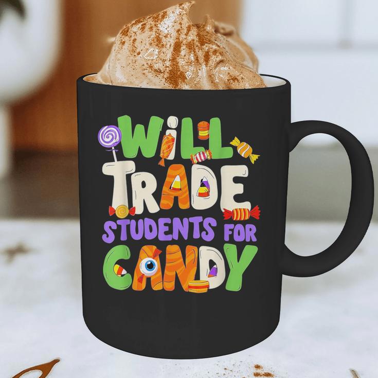 Will Trade Students For Candy Teacher Cute Halloween Costume Graphic Print Coffee Mug, novelty gifts, funny gifts