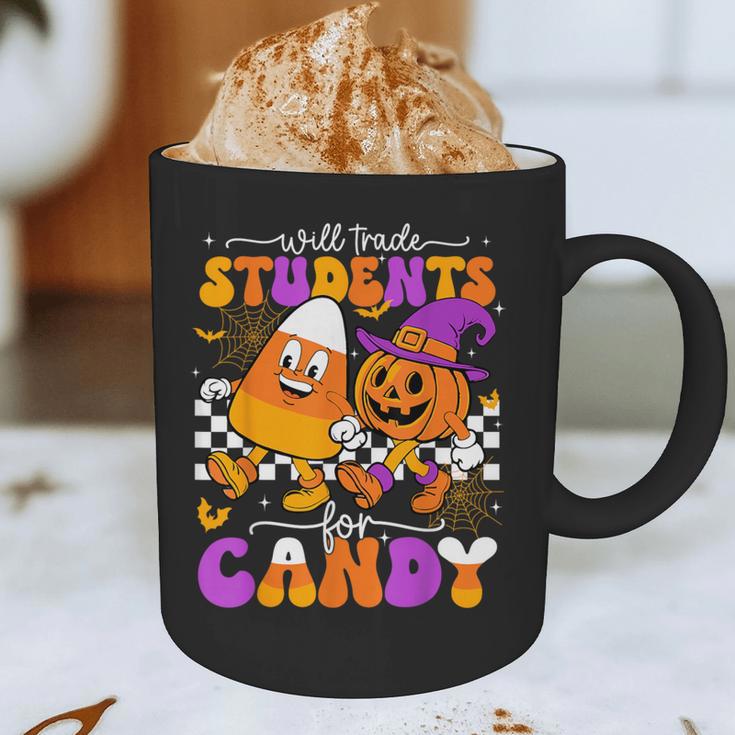 Will Trade Students For Candy Teacher Halloween Graphic Print Coffee Mug, novelty gifts, funny gifts Will Trade Students For Candy Teacher Halloween Graphic Print Coffee Mug, novelty gifts, funny gifts
