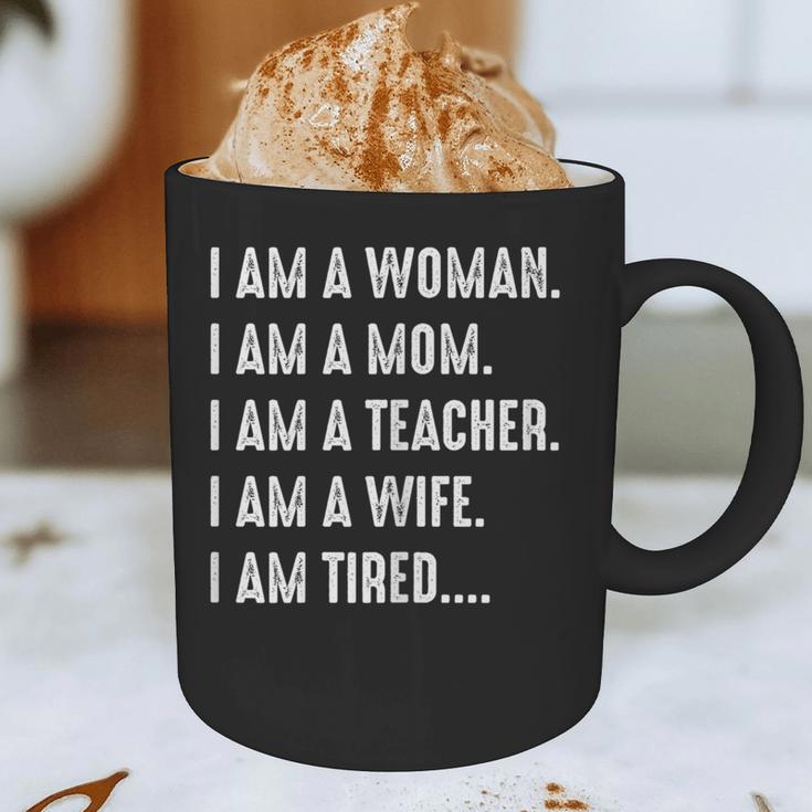 Woman Mom Teacher Wife TIRED T Shirt Cute Mom Teacher Shirts Graphic Print Coffee Mug, novelty gifts, funny gifts Woman Mom Teacher Wife TIRED T Shirt Cute Mom Teacher Shirts Graphic Print Coffee Mug, novelty gifts, funny gifts