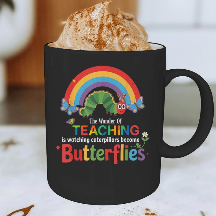 The Wonder Of Teaching Is Watching Caterpillars Teacher Graphic Print Coffee Mug, novelty gifts, funny gifts The Wonder Of Teaching Is Watching Caterpillars Teacher Graphic Print Coffee Mug, novelty gifts, funny gifts