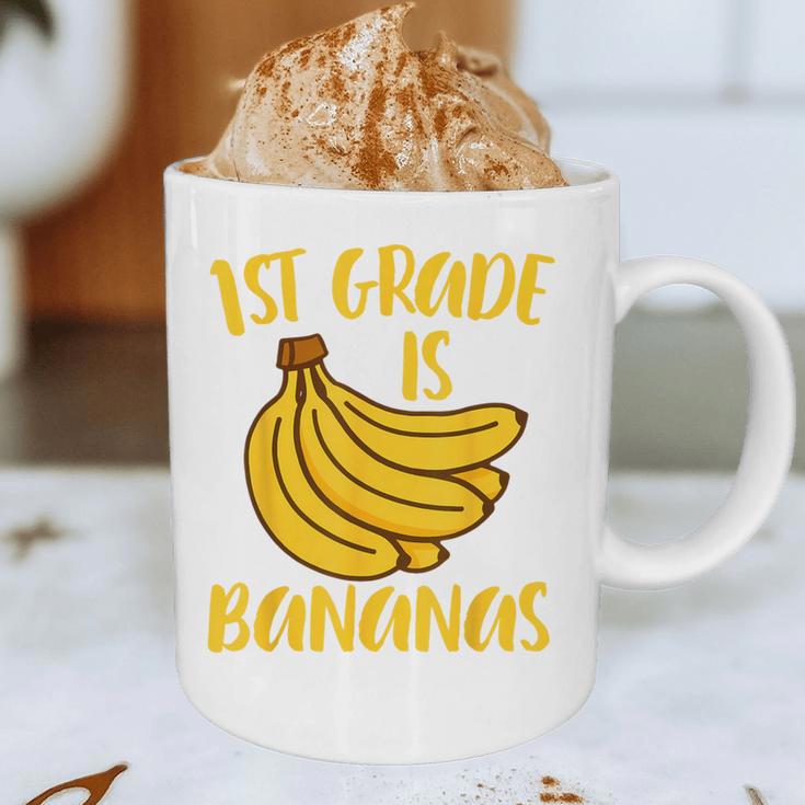 1st Grade Is Bananas Teacher Teaching Back To School Graphic Print Coffee Mug, novelty gifts, funny gifts