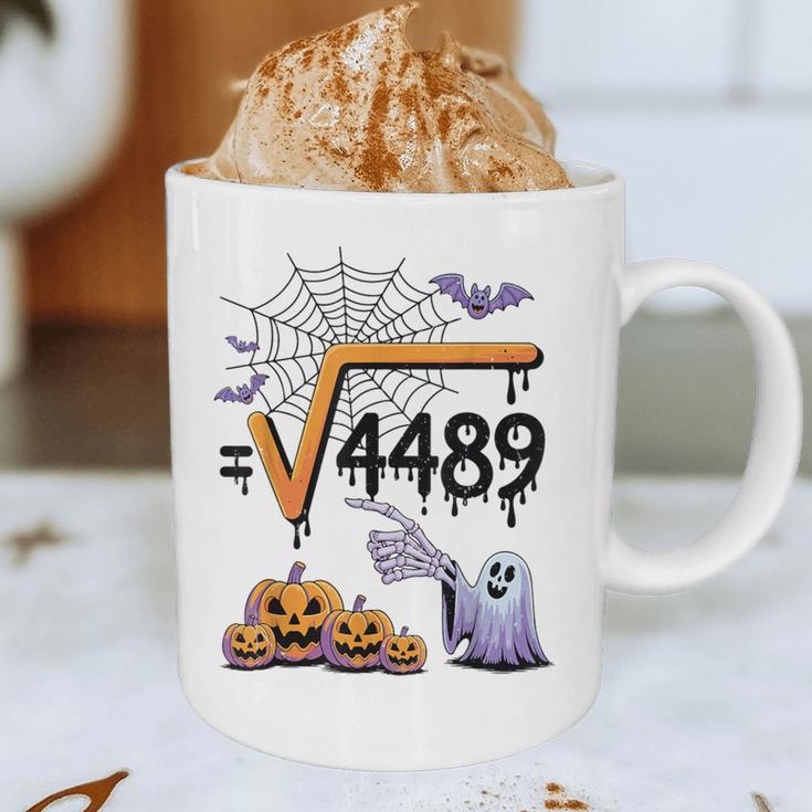 4489 Square Root 67 Math Teacher Halloween Costume Professor Graphic Print Coffee Mug, novelty gifts, funny gifts 4489 Square Root 67 Math Teacher Halloween Costume Professor Graphic Print Coffee Mug, novelty gifts, funny gifts