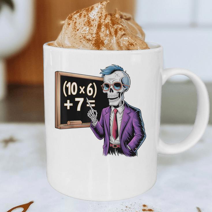 67 Math Teacher Meme Brainrot Six Seven Halloween Equation Graphic Print Coffee Mug, novelty gifts, funny gifts