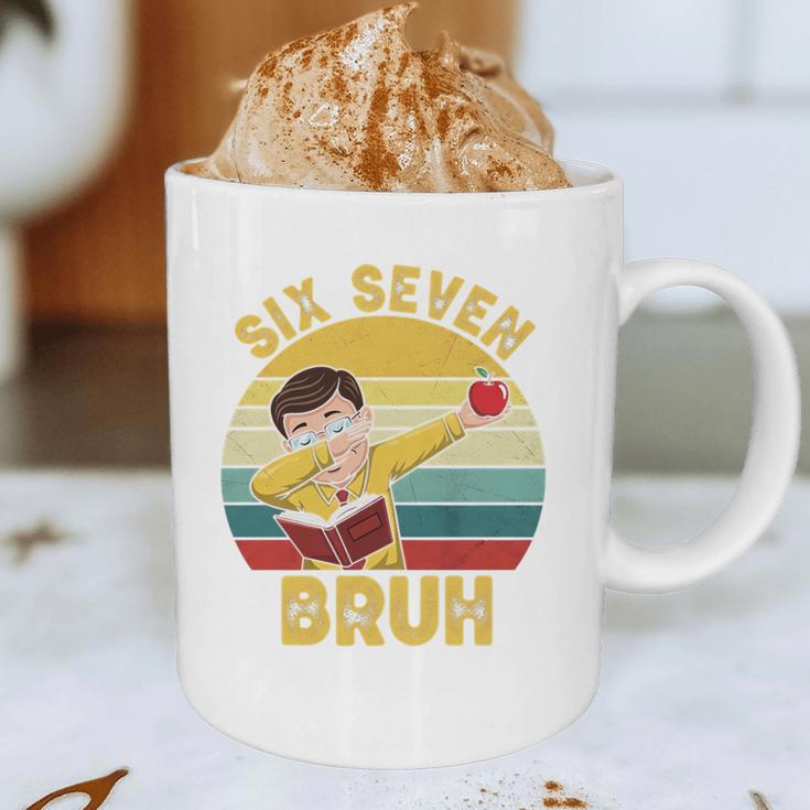 67 Meme Six Seven Bruh Retro Dabbing Teacher School Graphic Print Coffee Mug, novelty gifts, funny gifts 67 Meme Six Seven Bruh Retro Dabbing Teacher School Graphic Print Coffee Mug, novelty gifts, funny gifts