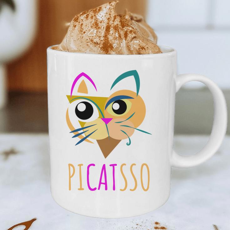 Abstract Cat Art Picatsso Shirt For Art Teachers Graphic Print Coffee Mug, novelty gifts, funny gifts Abstract Cat Art Picatsso Shirt For Art Teachers Graphic Print Coffee Mug, novelty gifts, funny gifts