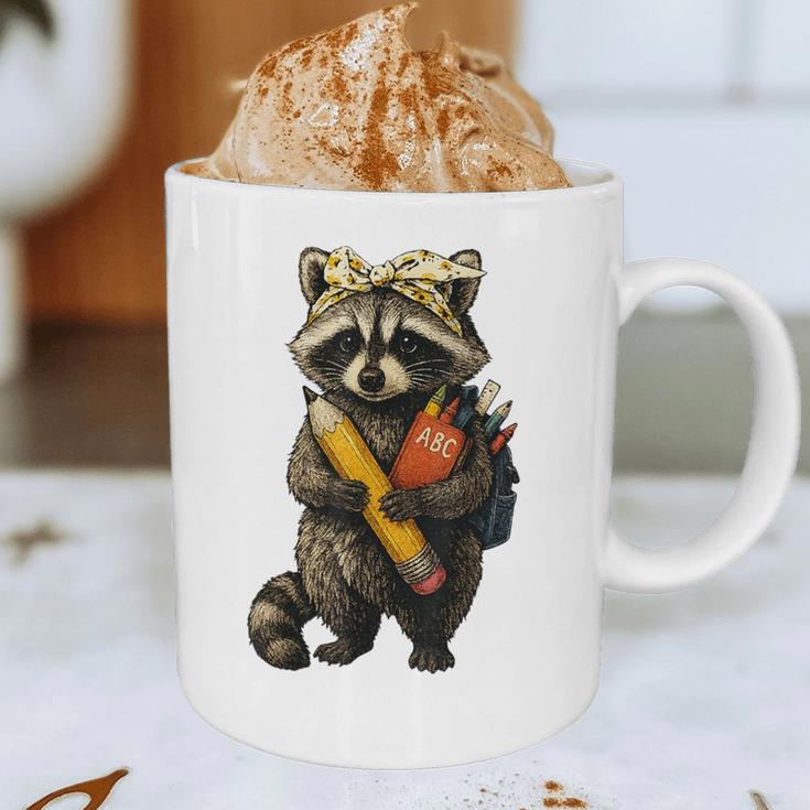 Back To School Raccoon Teachers Student Kids Graphic Print Coffee Mug, novelty gifts, funny gifts Back To School Raccoon Teachers Student Kids Graphic Print Coffee Mug, novelty gifts, funny gifts