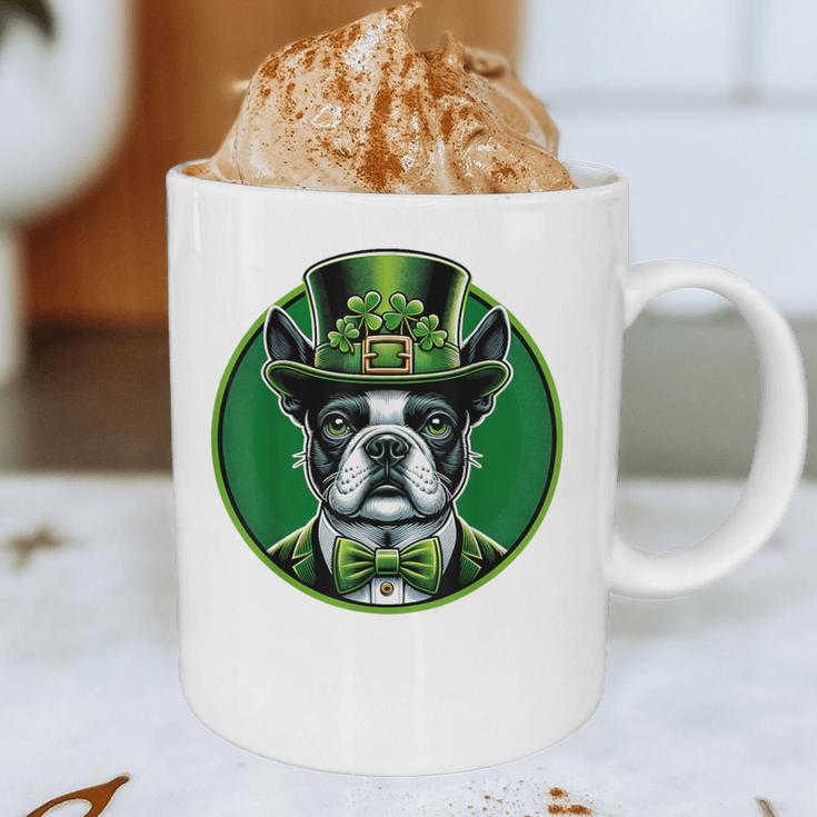 Boston Terrier Dog St Patricks Day Irish Pet Lover Men Women Kids Graphic Print Coffee Mug, novelty gifts, funny gifts