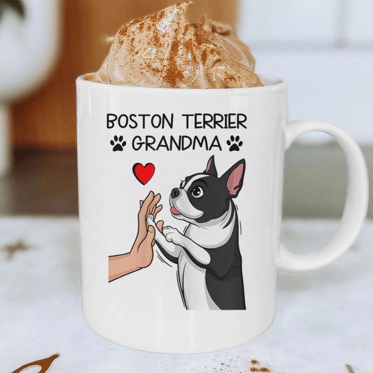 Boston Terrier Grandma Mother's Day Dog Mom Graphic Print Coffee Mug, novelty gifts, funny gifts
