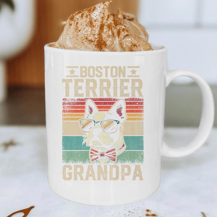Boston Terrier Grandpa Dog Lover Father's Day Premium Graphic Print Coffee Mug, novelty gifts, funny gifts