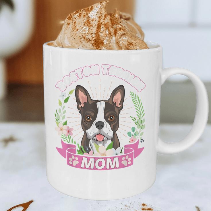 Boston Terrier Mom Mother's Day Graphic Print Coffee Mug, novelty gifts, funny gifts