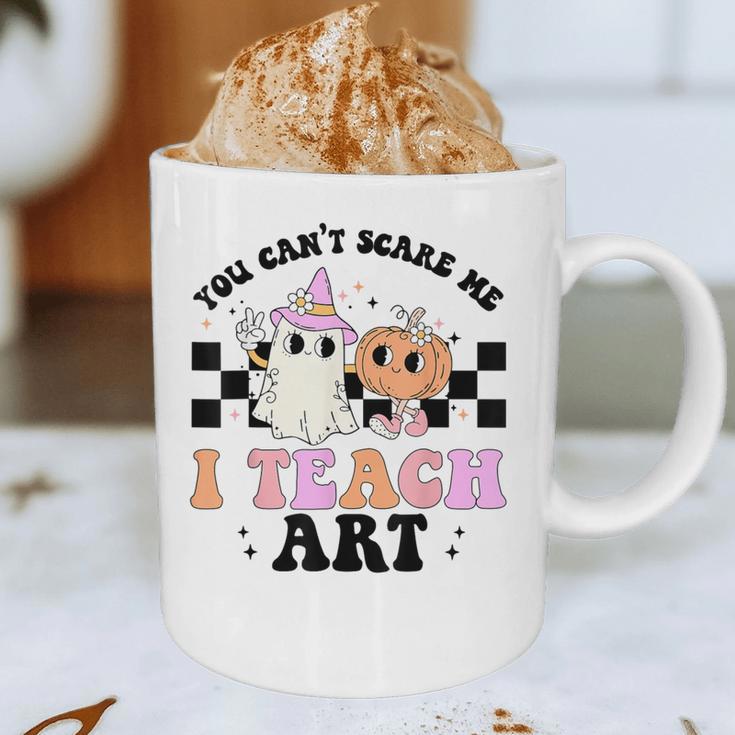 You Can't Scare Me I Teach Art Retro Teacher Ghost Halloween Graphic Print Coffee Mug, novelty gifts, funny gifts You Can't Scare Me I Teach Art Retro Teacher Ghost Halloween Graphic Print Coffee Mug, novelty gifts, funny gifts
