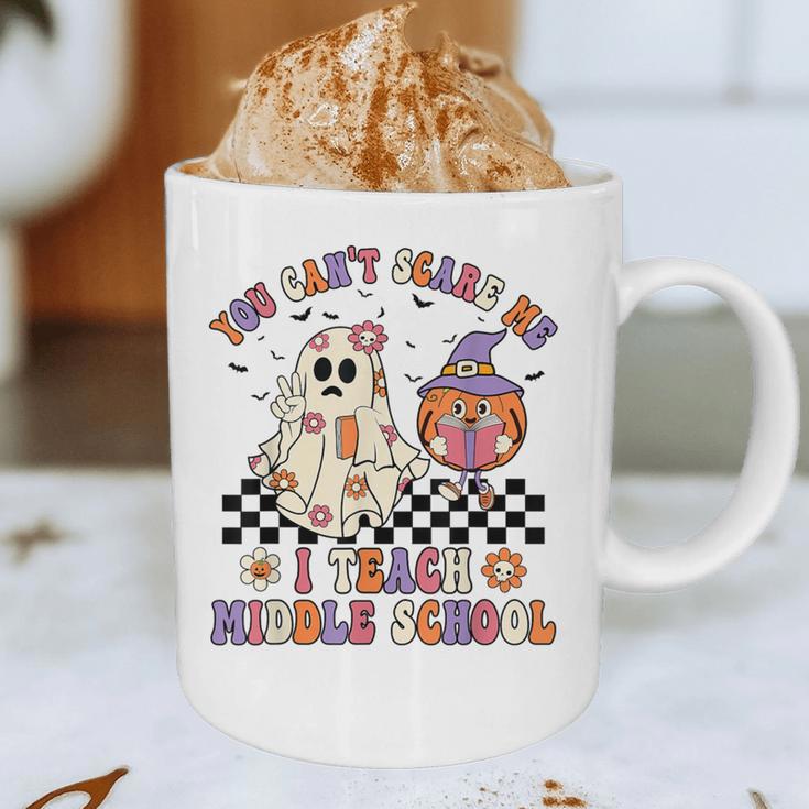 You Can't Scare Me I Teach Middle School Halloween Teacher Graphic Print Coffee Mug, novelty gifts, funny gifts You Can't Scare Me I Teach Middle School Halloween Teacher Graphic Print Coffee Mug, novelty gifts, funny gifts