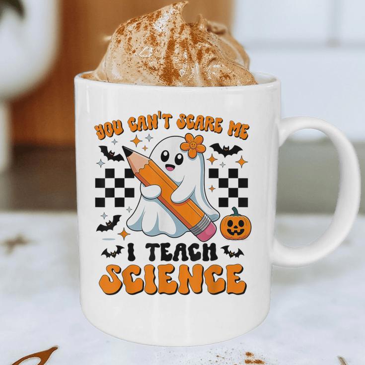 You Can't Scare Me I Teach Science Retro Teacher Halloween Graphic Print Coffee Mug, novelty gifts, funny gifts You Can't Scare Me I Teach Science Retro Teacher Halloween Graphic Print Coffee Mug, novelty gifts, funny gifts
