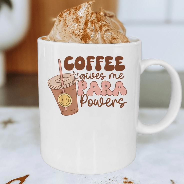 Coffee Gives Me Para Powers Parapro Teacher Squad Graphic Print Coffee Mug, novelty gifts, funny gifts Coffee Gives Me Para Powers Parapro Teacher Squad Graphic Print Coffee Mug, novelty gifts, funny gifts