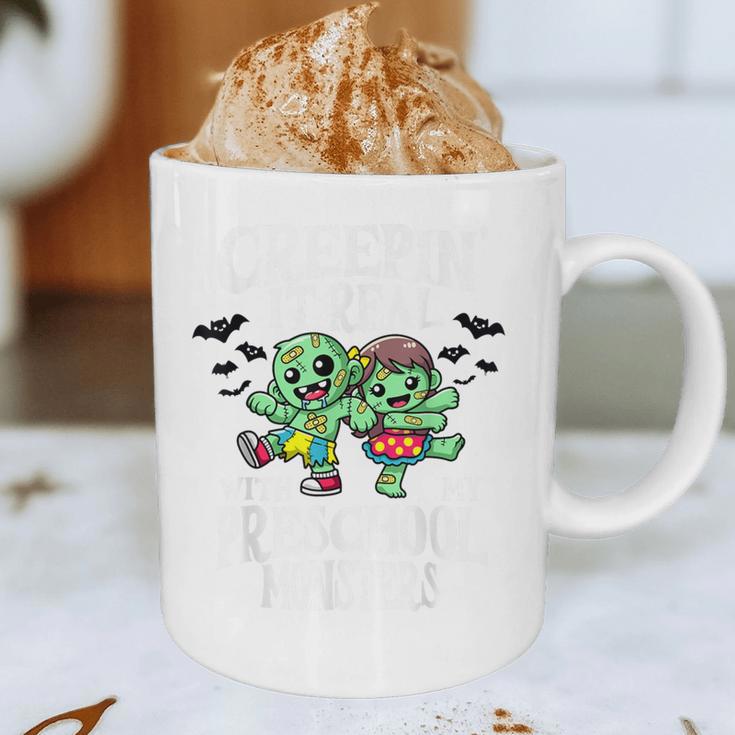Creepin It Real Monster School Preschool Teacher Halloween Graphic Print Coffee Mug, novelty gifts, funny gifts Creepin It Real Monster School Preschool Teacher Halloween Graphic Print Coffee Mug, novelty gifts, funny gifts