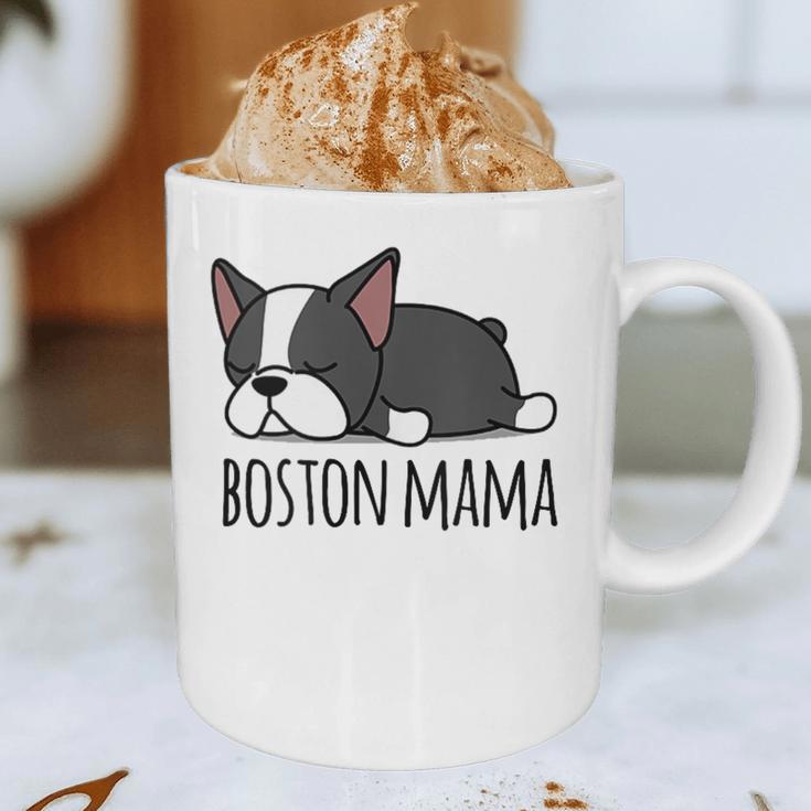 Cute Boston Terrier Boston Mama Graphic Print Coffee Mug, novelty gifts, funny gifts