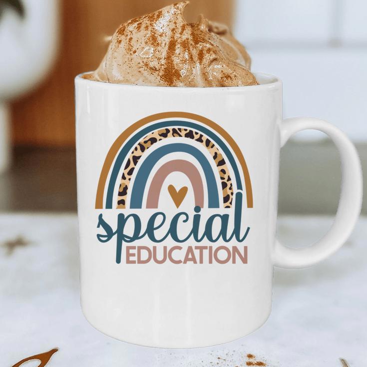 Cute Special Education Leopard Print SPED Teacher Idea Graphic Print Coffee Mug, novelty gifts, funny gifts