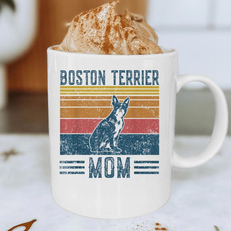 Dog Boston Terrier Mom Vintage Boston Terrier Mom Graphic Print Coffee Mug, novelty gifts, funny gifts