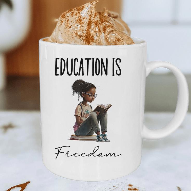 Education Is Freedom Teacher Books Black History Month Graphic Print Coffee Mug, novelty gifts, funny gifts Education Is Freedom Teacher Books Black History Month Graphic Print Coffee Mug, novelty gifts, funny gifts