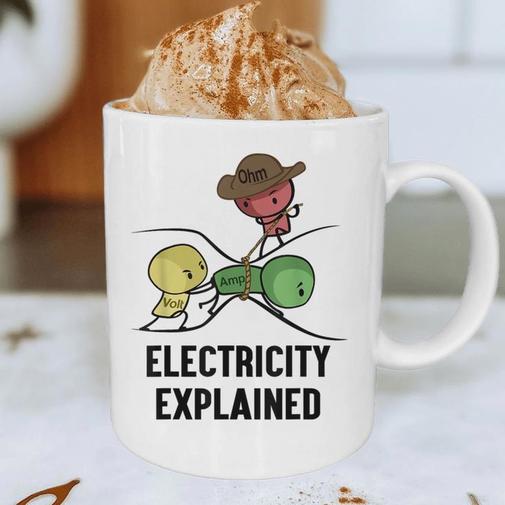 Electricity Explained Physics Nerd I Teacher School Graphic Print Coffee Mug, novelty gifts, funny gifts Electricity Explained Physics Nerd I Teacher School Graphic Print Coffee Mug, novelty gifts, funny gifts