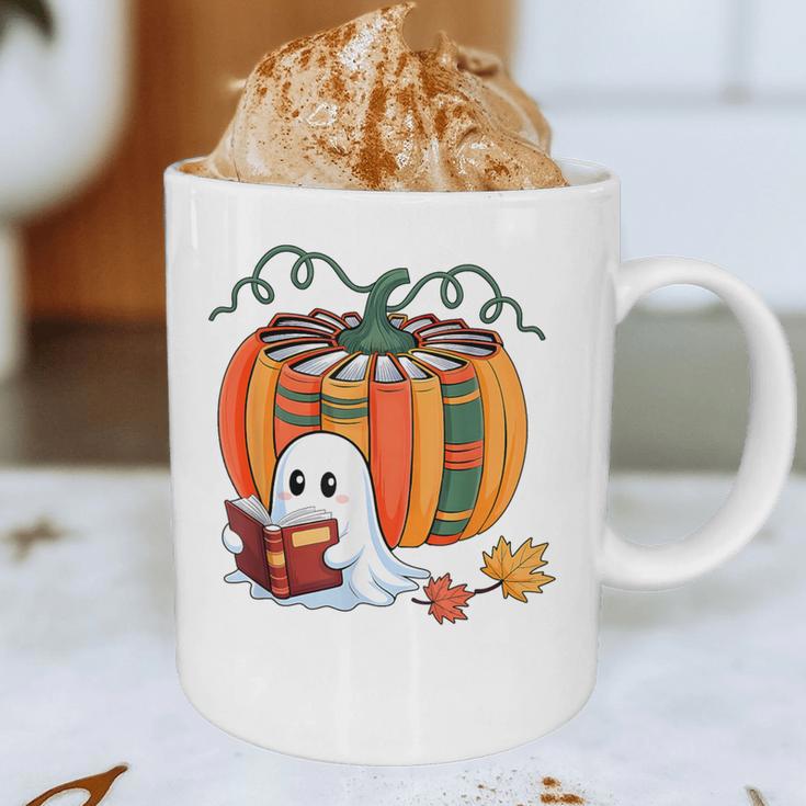 Fall Book Pumpkin Books Ghost Reading Halloween Teacher Graphic Print Coffee Mug, novelty gifts, funny gifts Fall Book Pumpkin Books Ghost Reading Halloween Teacher Graphic Print Coffee Mug, novelty gifts, funny gifts