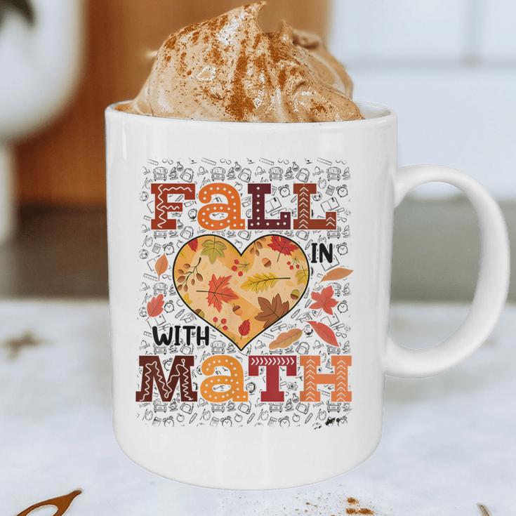 Fall Teacher Fall In Love With Math Math Thanksgiving For Men Women Graphic Print Coffee Mug, novelty gifts, funny gifts Fall Teacher Fall In Love With Math Math Thanksgiving For Men Women Graphic Print Coffee Mug, novelty gifts, funny gifts