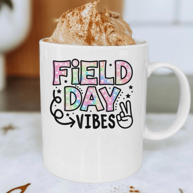Field Day Vibes For Teacher Kids Happy Field Day 2025 Graphic Print Coffee Mug, novelty gifts, funny gifts