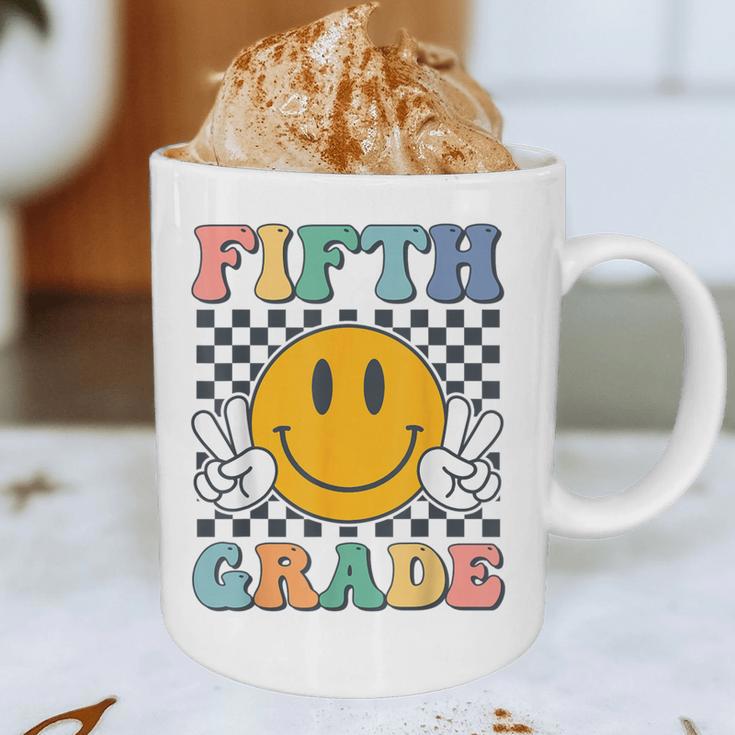 Fifth Grade Team Teachers Boys Girls Retro Smile 5th Grade Graphic Print Coffee Mug, novelty gifts, funny gifts Fifth Grade Team Teachers Boys Girls Retro Smile 5th Grade Graphic Print Coffee Mug, novelty gifts, funny gifts