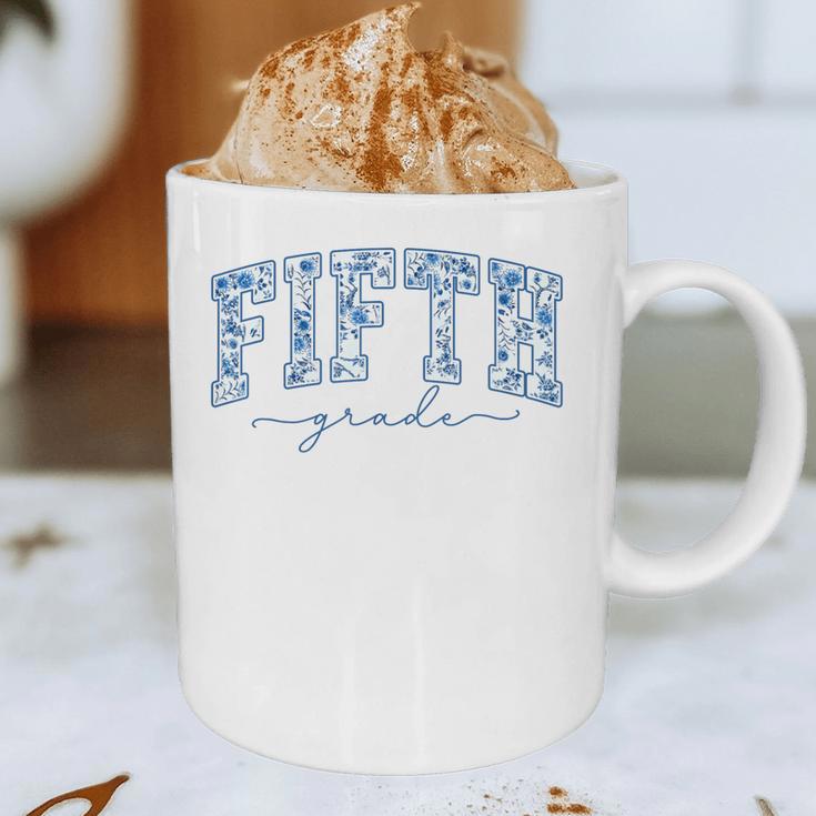 Fifth Grade Toile De Jouy Back To School Teachers Kids Graphic Print Coffee Mug, novelty gifts, funny gifts Fifth Grade Toile De Jouy Back To School Teachers Kids Graphic Print Coffee Mug, novelty gifts, funny gifts