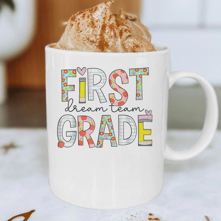 First Grade Dream Team 1st Grade Teacher First Day Of School Graphic Print Coffee Mug, novelty gifts, funny gifts First Grade Dream Team 1st Grade Teacher First Day Of School Graphic Print Coffee Mug, novelty gifts, funny gifts