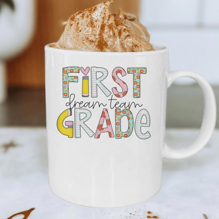 First Grade Dream Team Back To School 1st Grade Teacher Graphic Print Coffee Mug, novelty gifts, funny gifts First Grade Dream Team Back To School 1st Grade Teacher Graphic Print Coffee Mug, novelty gifts, funny gifts