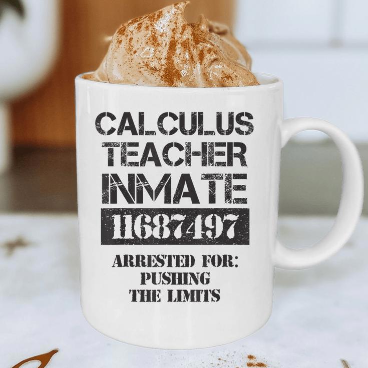 Halloween Calculus Teacher Prisoner Costume Graphic Print Coffee Mug, novelty gifts, funny gifts
