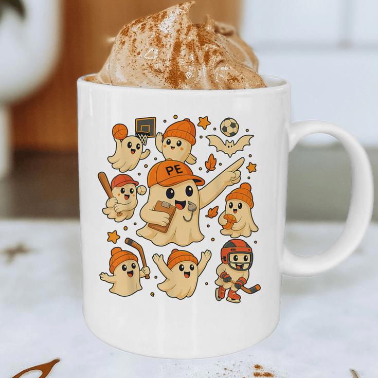 Halloween PE Teacher Costume Ghost Physical Education Graphic Print Coffee Mug, novelty gifts, funny gifts Halloween PE Teacher Costume Ghost Physical Education Graphic Print Coffee Mug, novelty gifts, funny gifts