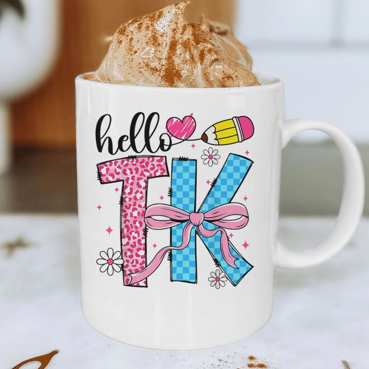 Hello TK Transitional Kindergarten Back To School Teacher Graphic Print Coffee Mug, novelty gifts, funny gifts Hello TK Transitional Kindergarten Back To School Teacher Graphic Print Coffee Mug, novelty gifts, funny gifts
