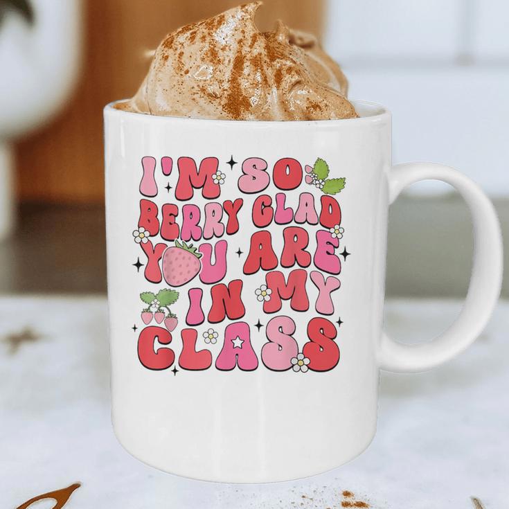 I'm So Berry Glad You Are Strawberry Elementary Teacher Graphic Print Coffee Mug, novelty gifts, funny gifts I'm So Berry Glad You Are Strawberry Elementary Teacher Graphic Print Coffee Mug, novelty gifts, funny gifts
