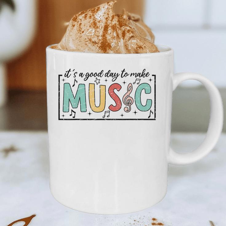 It's A Good Day To Make Music Musician Music Teacher Graphic Print Coffee Mug, novelty gifts, funny gifts It's A Good Day To Make Music Musician Music Teacher Graphic Print Coffee Mug, novelty gifts, funny gifts