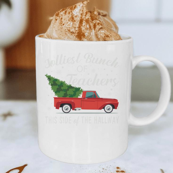 Jolliest Bunch Of Teachers This Side Of The Hallway Graphic Print Coffee Mug, novelty gifts, funny gifts Jolliest Bunch Of Teachers This Side Of The Hallway Graphic Print Coffee Mug, novelty gifts, funny gifts