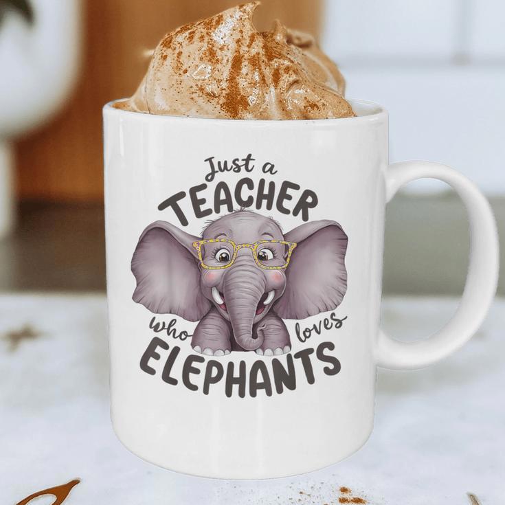 Just a Teacher Who Loves Elephants Elephant Lover Educator Graphic Print Coffee Mug, novelty gifts, funny gifts Just a Teacher Who Loves Elephants Elephant Lover Educator Graphic Print Coffee Mug, novelty gifts, funny gifts