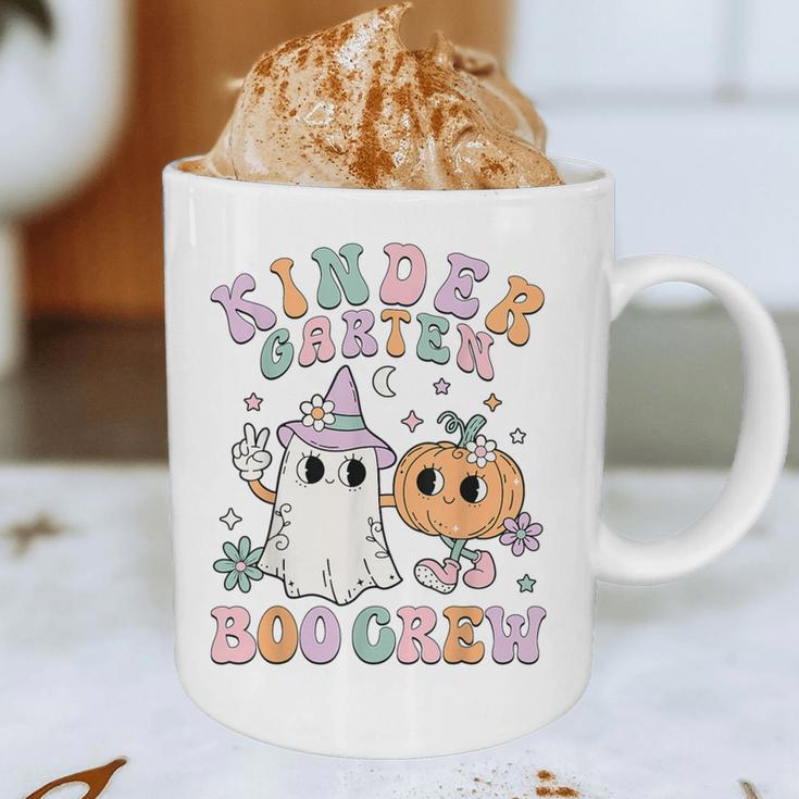 Kindergarten Boo Crew Halloween Floral Ghost Kinder Teacher Graphic Print Coffee Mug, novelty gifts, funny gifts Kindergarten Boo Crew Halloween Floral Ghost Kinder Teacher Graphic Print Coffee Mug, novelty gifts, funny gifts