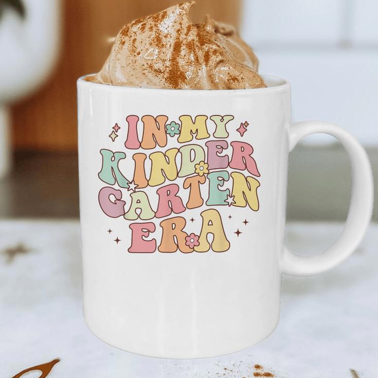 In My Kindergarten Era Retro Back To School Teacher Student Graphic Print Coffee Mug, novelty gifts, funny gifts