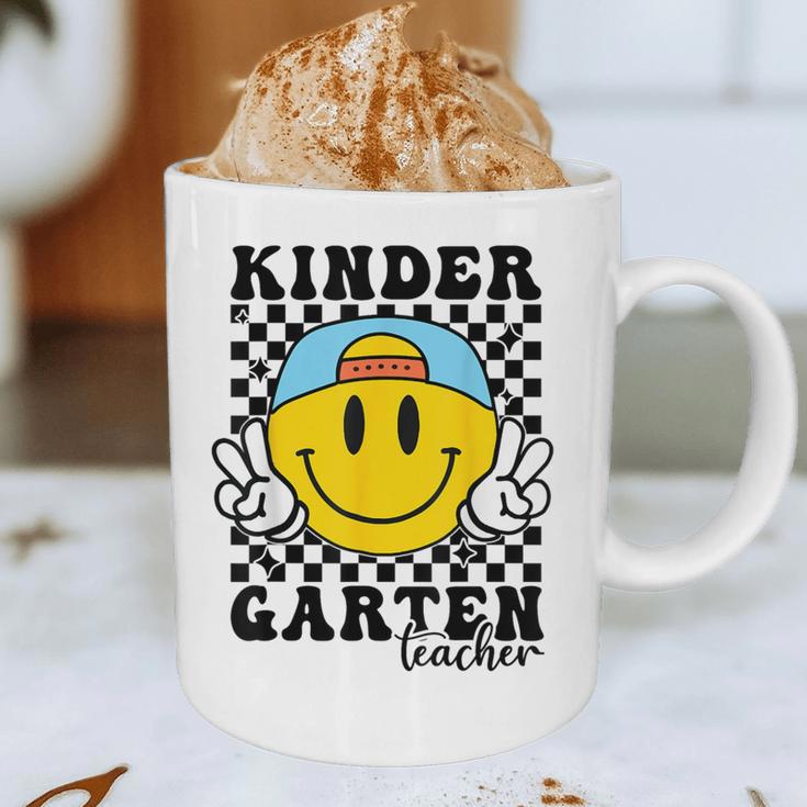 Kindergarten Teacher Hippie Smile Face Back School Graphic Print Coffee Mug, novelty gifts, funny gifts Kindergarten Teacher Hippie Smile Face Back School Graphic Print Coffee Mug, novelty gifts, funny gifts