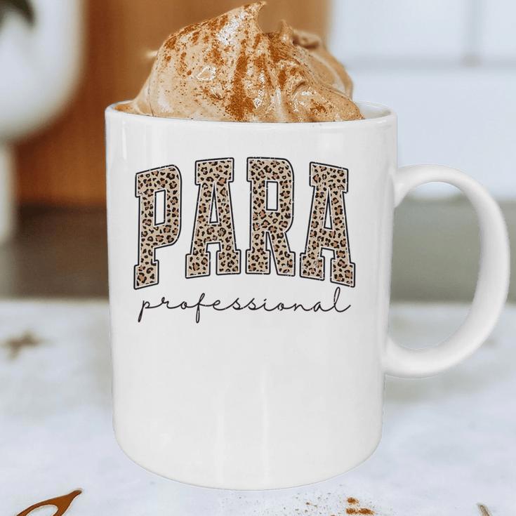 Leopard Paraprofessional Back To School Para Squad Teacher Graphic Print Coffee Mug, novelty gifts, funny gifts Leopard Paraprofessional Back To School Para Squad Teacher Graphic Print Coffee Mug, novelty gifts, funny gifts