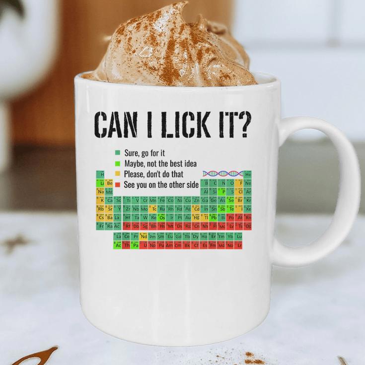 Can I Lick It Periodic Table Chart Science Teacher Graphic Print Coffee Mug, novelty gifts, funny gifts Can I Lick It Periodic Table Chart Science Teacher Graphic Print Coffee Mug, novelty gifts, funny gifts