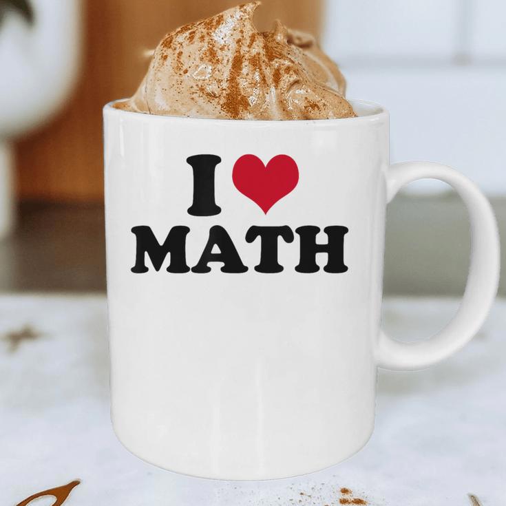 I Love Math Teacher Graphic Print Coffee Mug, novelty gifts, funny gifts
