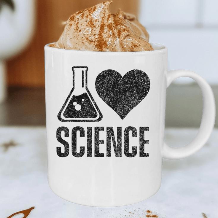 I Love Science Lover Teacher Scientist Sciences Graphic Print Coffee Mug, novelty gifts, funny gifts