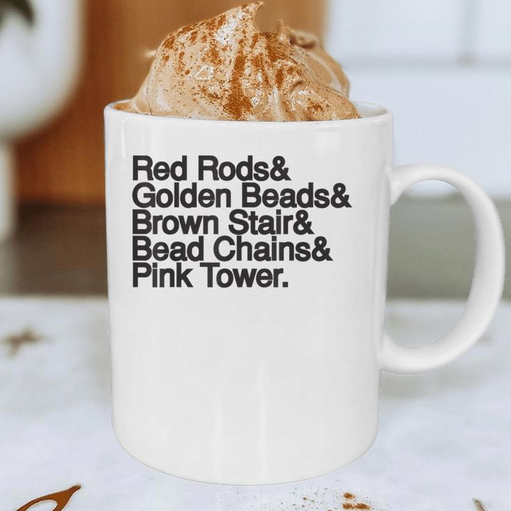 Montessori Helvetica Education Teacher Graphic Print Coffee Mug, novelty gifts, funny gifts